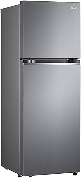 LG GN-B432PQGB Top-Mount Double-Door Refrigerator, 340L Gross / 315L Net Capacity, Smart Inverter Compressor, DoorCooling+™, Multi Air Flow, No Frost, Smart Diagnosis, Dark Graphite Steel