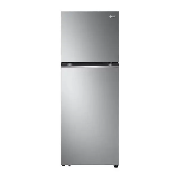 LG GN-B442PLGB Top-Mount Double-Door Refrigerator, 442L Gross / 315L Net Capacity, Smart Inverter Compressor, DoorCooling+™, Multi Air Flow, Smart Diagnosis, Platinum Silver