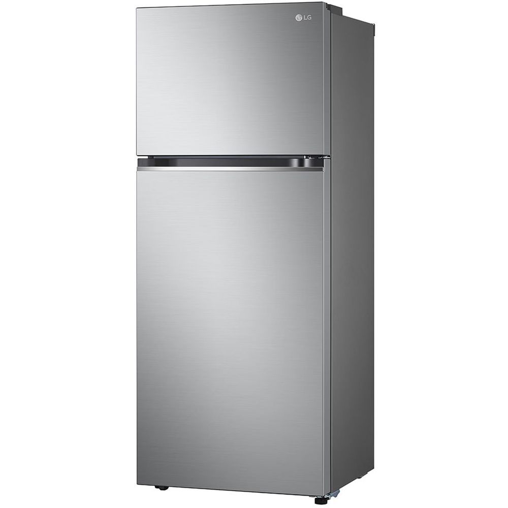 LG GN-B482PLGB Top-Mount Double-Door Refrigerator, 410L Gross / 375L Net Capacity, Smart Inverter Compressor, DoorCooling+™, Multi Air Flow, Smart Diagnosis™, Movable Ice Tray, Platinum Silver
