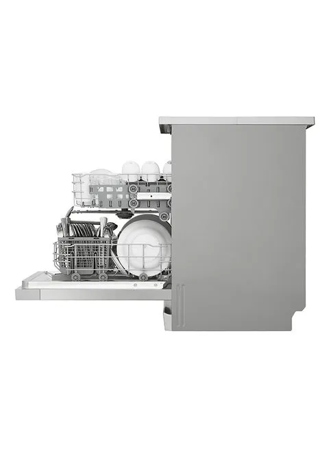 LG QuadWash™ Dishwasher, Inverter Direct Drive, 14 Place Settings, DFC612FV, Prime Silver 2