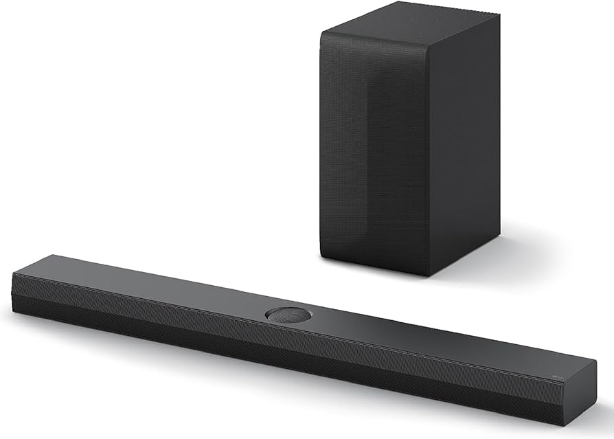 LG S70TY 3.1.1-Channel QNED-Matching Soundbar, 400W, Dolby Atmos & DTS:X, Center Up-Firing Speaker, WOW Orchestra, 4K 120Hz Pass-Through, Wireless Subwoofer, Rear Speaker Ready, Black – 2024 Model