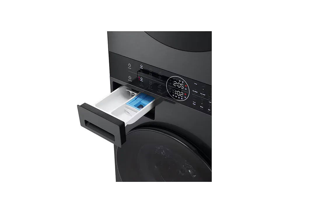 LG WashTower Commercial Stacker 12 kg Front Load Washer & 10 kg Dryer W4W8BVPKZHM Dark Inox 3