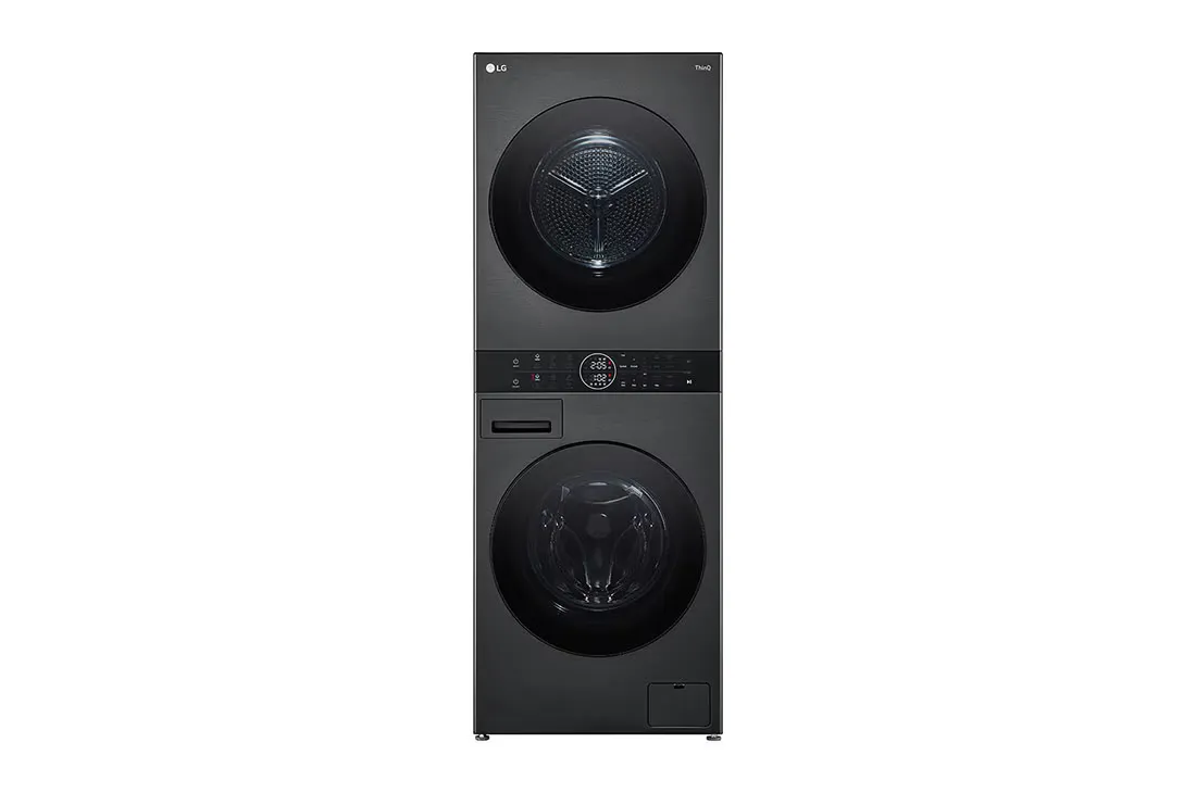 LG WashTower Commercial Stacker 12 kg Front Load Washer & 10 kg Dryer W4W8BVPKZHM Dark Inox 4