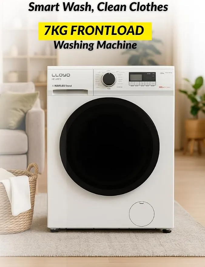 Lloyd Washing Machine Front Load 7kg GLWF703POGW304