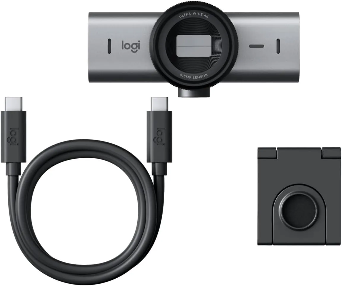 Logitech Brio 705 for Business 4K Webcam MX with Auto Brightness Correction, Ultra HD, Auto Framing, Show Mode, USB-C, Compatible with Microsoft Teams, Zoom, Google Meet, Graphite ( 960-001530 ) 4