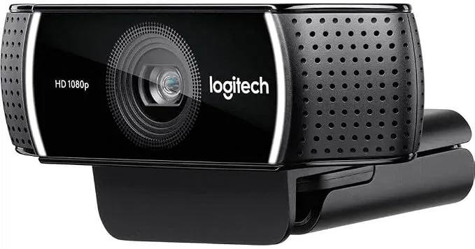 Logitech C922 Pro HD Stream Webcam with Full HD 1080p at 30fps, HD 720p at 60fps, Automatic Light Correction, Dual Stereo Microphones, Tripod Mount, USB-A, Black 3
