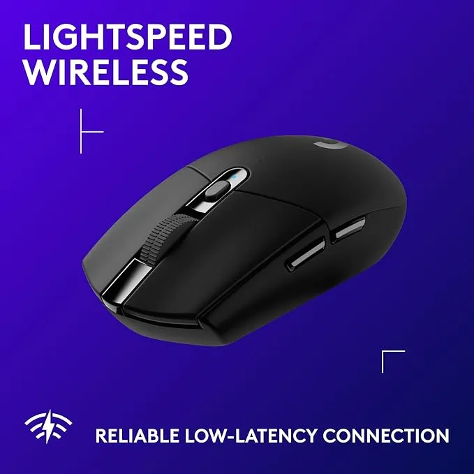 LOGITECH G305 LIGHTSPEED WIRELESS GAMING MOUSE (910-005280) BLACK 3