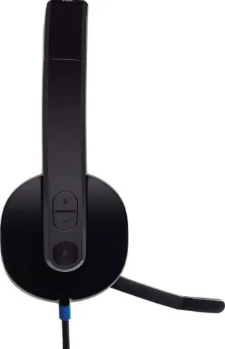 Logitech H540 USB Headset, With Noise-Cancelling Mic, Wired Connectivity, High Definition Sound Quality, On Ear Controls, Black | 981-000480 4