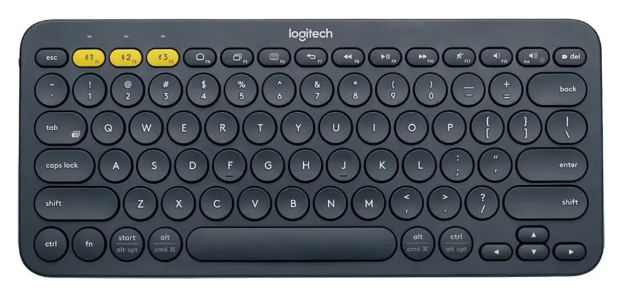 Logitech K380 Multi-Device Wireless English Keyboard - Black