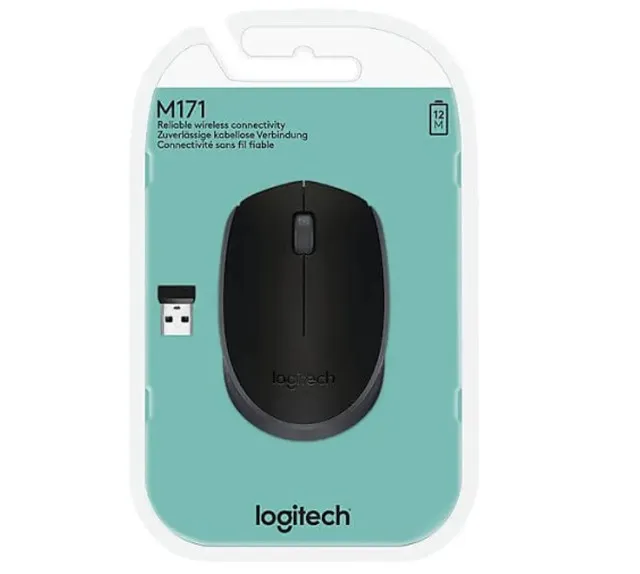Logitech M171 Wireless Mouse Black 4