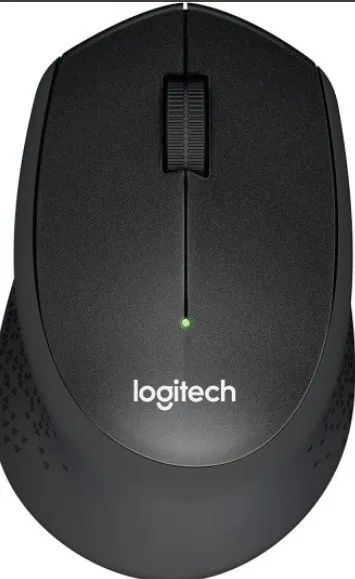 Logitech M330 Silent Plus Wireless Large Mouse, 2.4 GHz Wireless Connectivity, 1000 dpi Optical Sensor, Up to 10m Range, Quiet Buttons & Scroll Wheel, Requires Single AA Battery, Black 2
