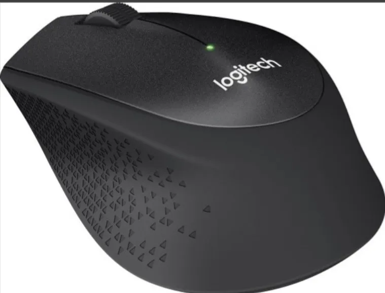 Logitech M330 Silent Plus Wireless Large Mouse, 2.4 GHz Wireless Connectivity, 1000 dpi Optical Sensor, Up to 10m Range, Quiet Buttons & Scroll Wheel, Requires Single AA Battery, Black 3