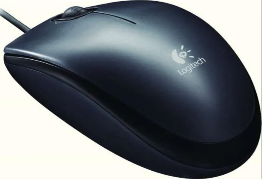 Logitech M90 Wired Mouse, Ambidextrous Design,Black 3