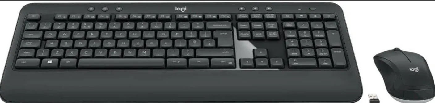 Logitech MK540 Advanced Wireless Keyboard and Mouse Combo English-Arabic