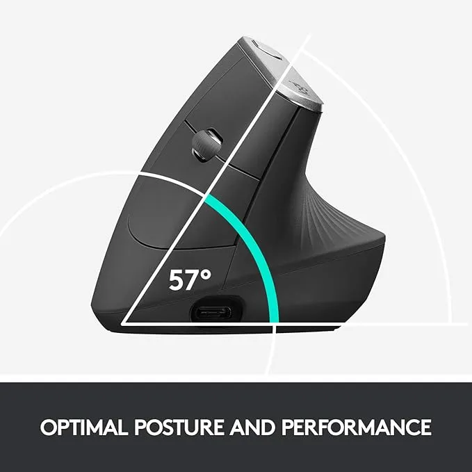 LOGITECH MX VERTICAL WIRELESS MOUSE (910-005447) GRAPHITE 3
