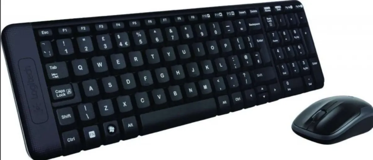 Logitech Wireless Mk220 Keyboard And Mouse Combo (black)