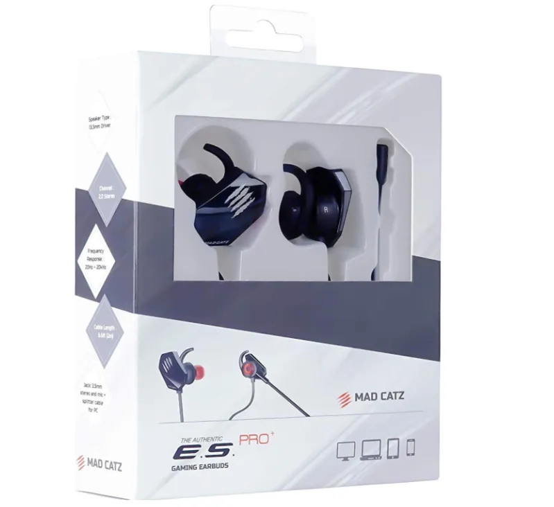 MadCatz E.S. Pro+ Gaming Earbuds - Black | AE21CDINBL000-0 4