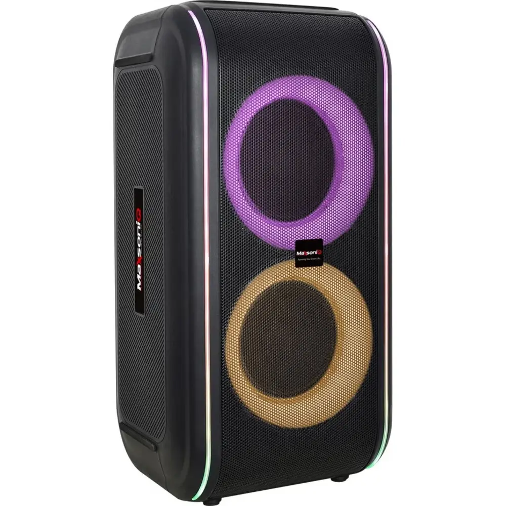 Maxsoniq Portable Bluetooth Speaker With Mic Black – FG206-22