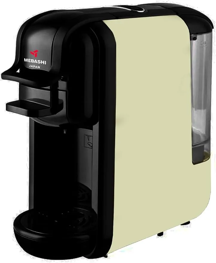 MEBASHI 3-in-1 Multi Capsule Coffee Machine, 0.6 L, 19 Bar, (ME-CEM301W) (Red)|1450W 2