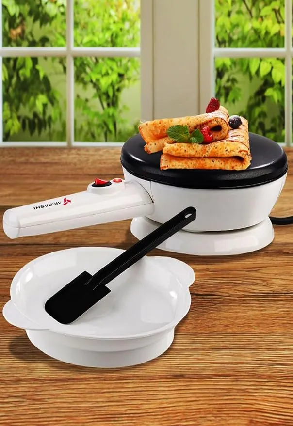 Mebashi 4-Piece Crepe Maker Set 800W ME-CRP333 Grey/White""Min 1 year manufacturer warranty 3