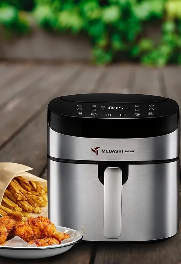 Mebashi 7.2L Air Fryer, Air Fryer Touch Panel, Detachable Non Stick Drawer and Frying Basket, (1600-1800W) Overheat Protection (ME-AF982) 3
