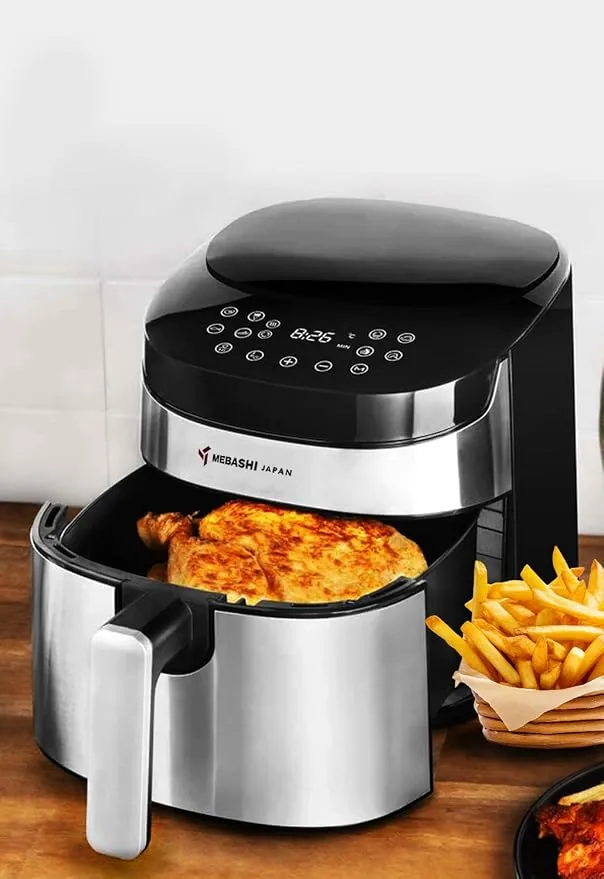Mebashi 7.2L Air Fryer, Air Fryer Touch Panel, Detachable Non Stick Drawer and Frying Basket, (1600-1800W) Overheat Protection (ME-AF982) 4