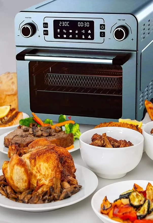 MEBASHI Air Fryer Oven (VDE) with LED Display, 1700W 23L Capacity, Touch Button Control, 10 Pre-Set Programs (ME-AFO995) 3