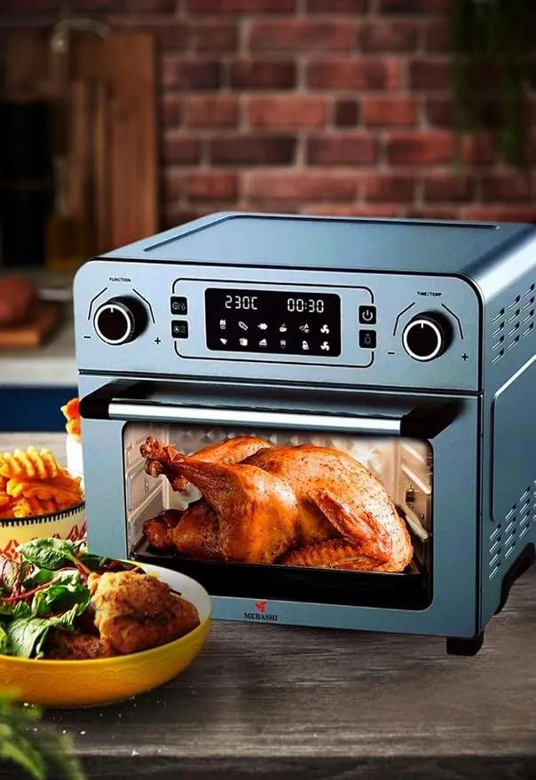 MEBASHI Air Fryer Oven (VDE) with LED Display, 1700W 23L Capacity, Touch Button Control, 10 Pre-Set Programs (ME-AFO995) 4
