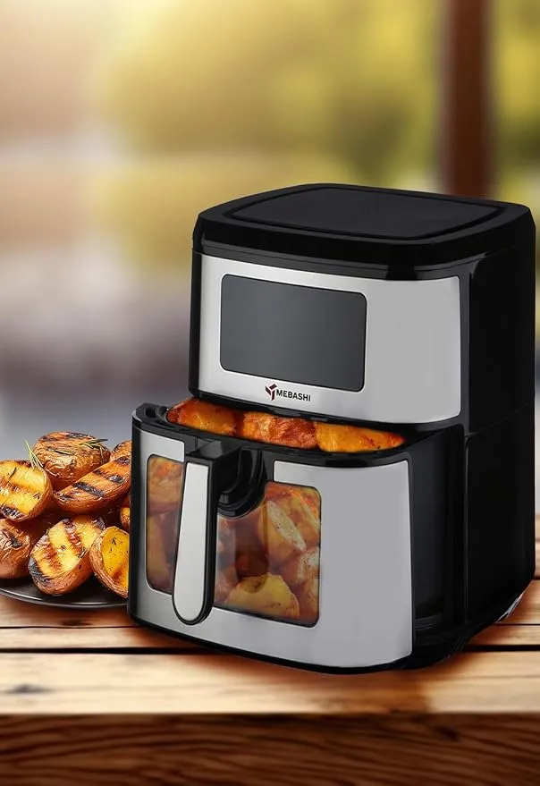 MEBASHI Air Fryer with Digital Screen, 1800W 9.2L Capacity, Non-Stick Coating, 9 Programs, High Speed Air Circulation (ME-AF998) 5