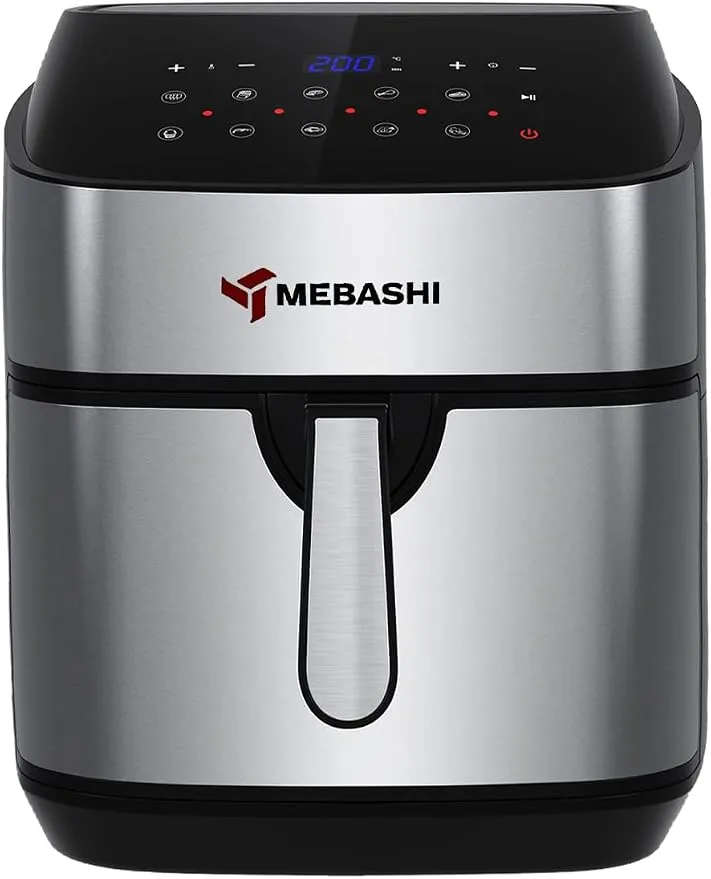 MEBASHI Air Fryer with Digital Touch Screen, Rapid Air Technology, 1800W 9.2L Capacity,10 Pre-Set Cooking Programs (ME-AF999) 2