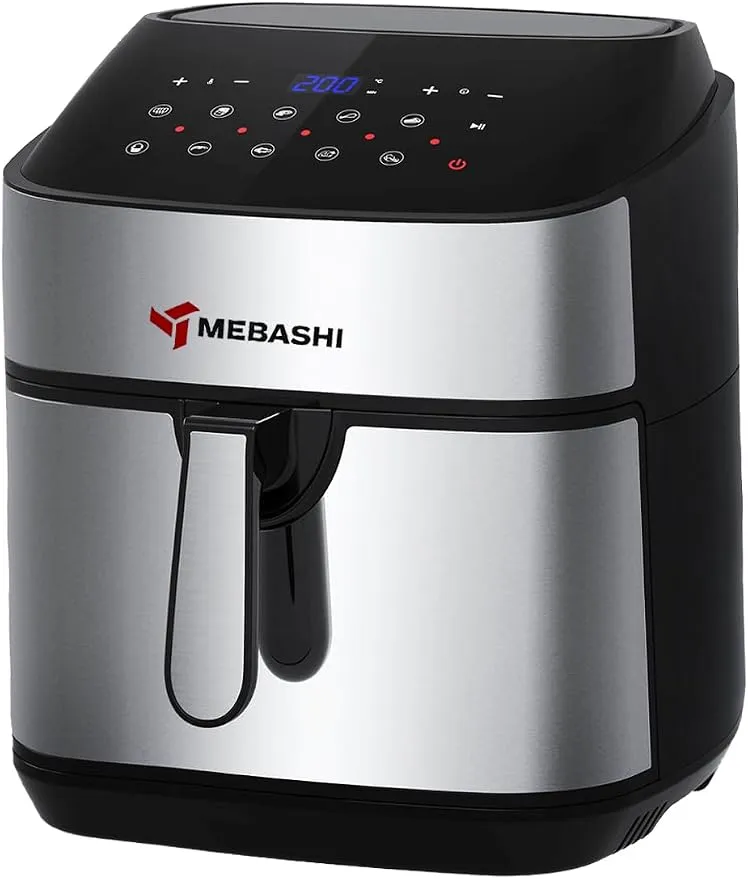 MEBASHI Air Fryer with Digital Touch Screen, Rapid Air Technology, 1800W 9.2L Capacity,10 Pre-Set Cooking Programs (ME-AF999) 3