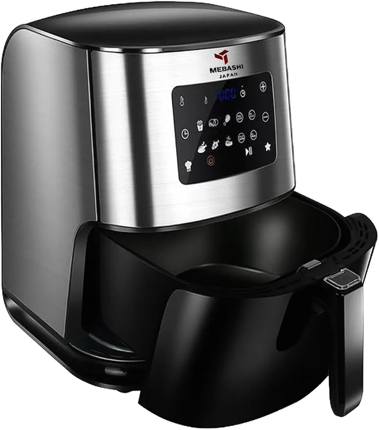 MEBASHI Air Fryer with LED Display, 1700W 6L Capacity