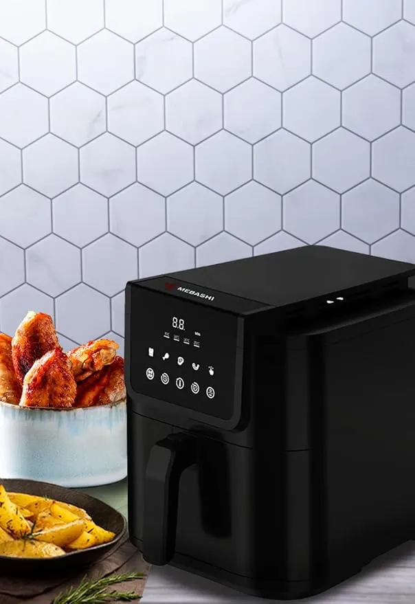 MEBASHI Air Fryer with LED Display, 8L Capacity,1700W, Black (ME-AF979) 3