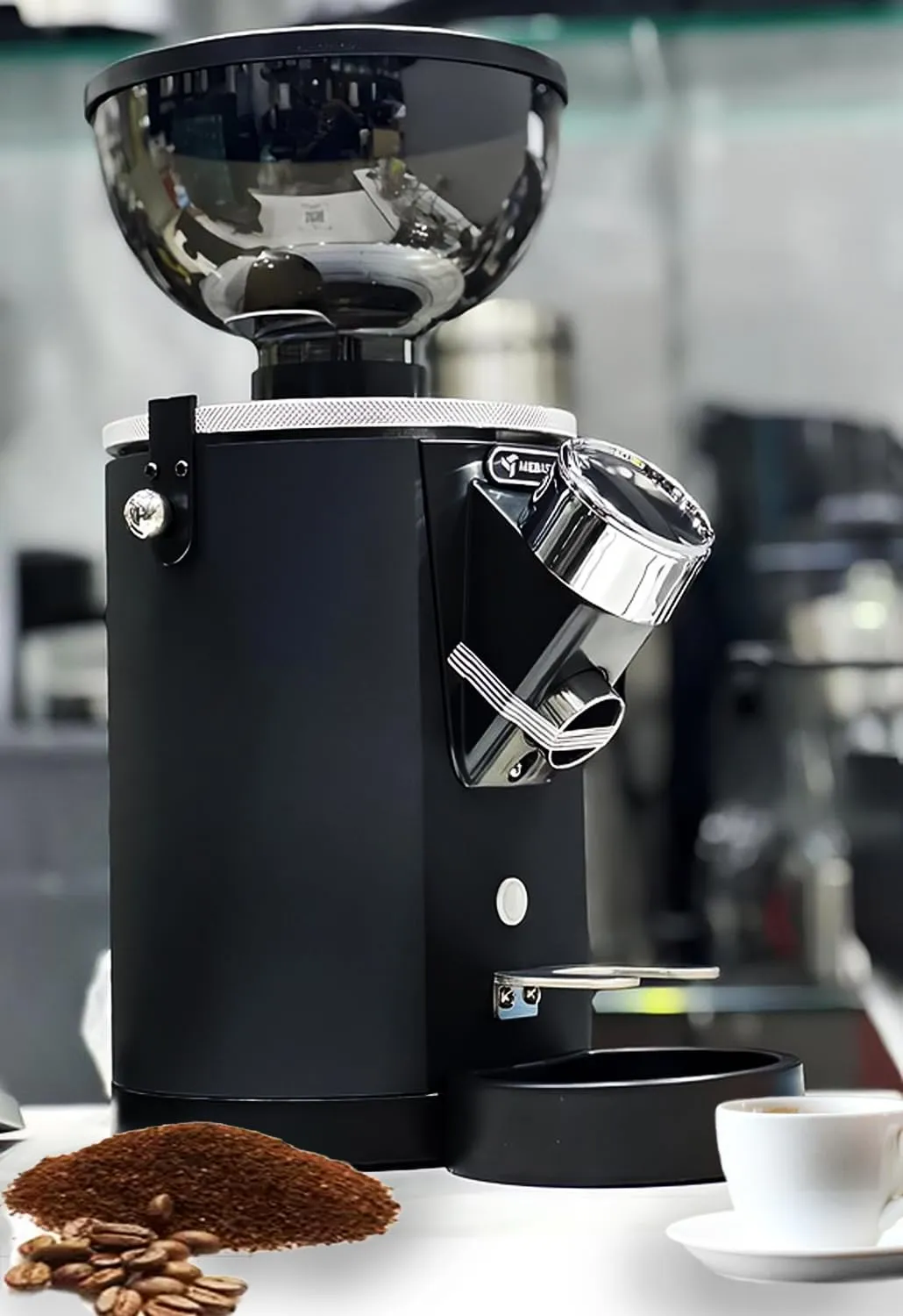 MEBASHI Digital Touch Screen Coffee Grinder, 500g Capacity, 350W, 11 Grind Settings, Black (ME-CG2299)