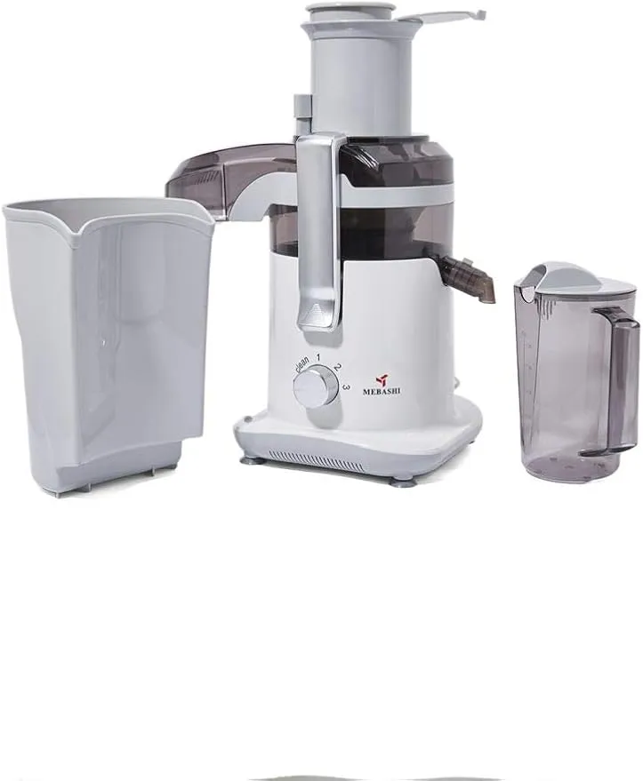 Mebashi Electric Juice Extractor 800W ME-JC3004PW White/Black 2