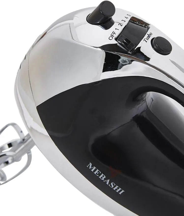 Mebashi Hand Mixer 250W Me-Hm8003 Black/Silver 2