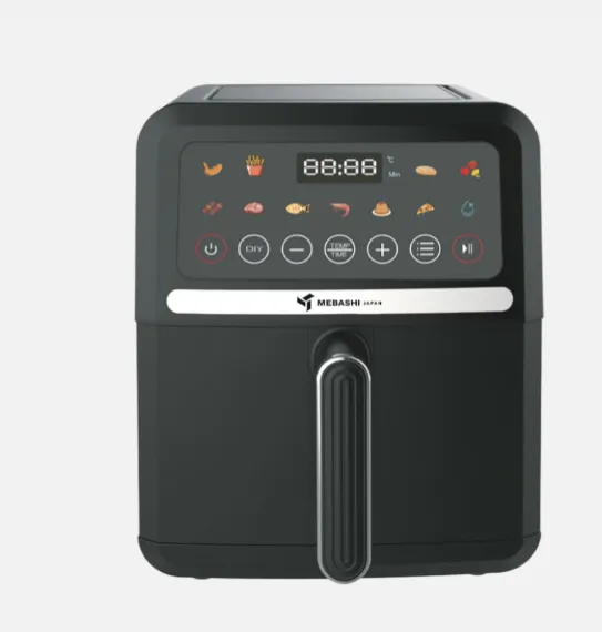 Mebashi ME-AF654 5L Digital Touch Screen Air Fryer, 1500W, 12 Programs, Black