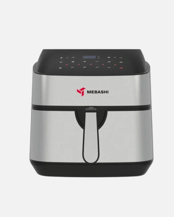 Mebashi ME-AF970(v2) 7.5L Air Fryer with LED Touch Screen, Double Heating / Vertical Heat, 10 Programs, Stainless Steel