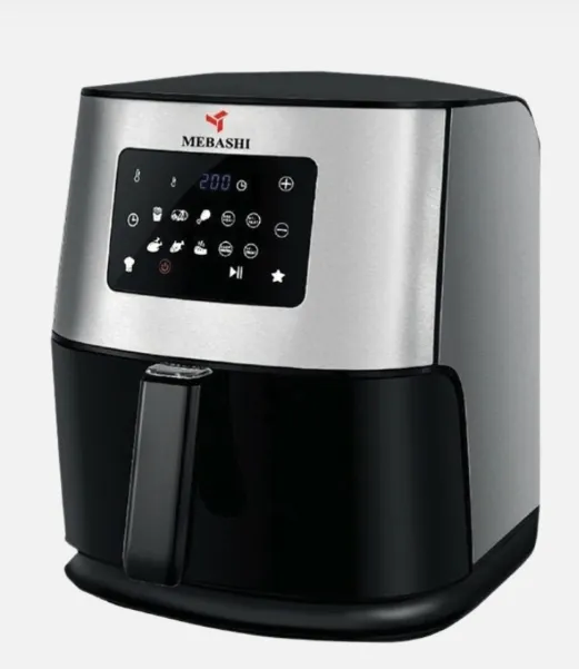 Mebashi ME-AF994SS Digital Air Fryer, 6L, 1700W, Black/Stainless Steel