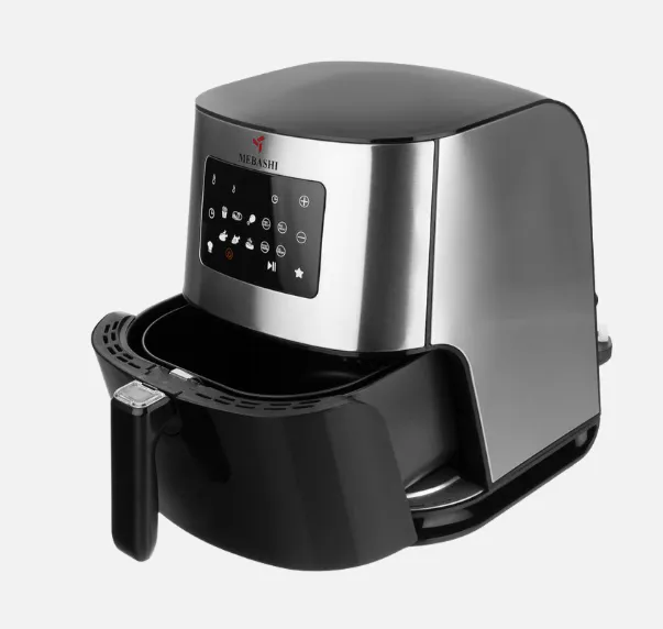 Mebashi ME-AF994SS Digital Air Fryer, 6L, 1700W, Black/Stainless Steel