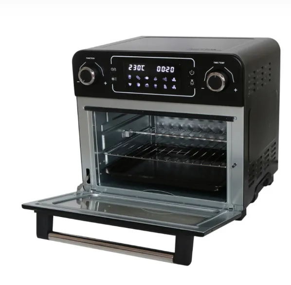 Mebashi ME-AFO996 BS 23L Air Fryer Oven, Digital LED Touch Control, 10 Pre-Set Programs, Stainless Steel