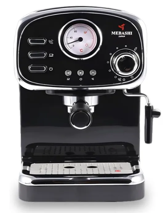 Mebashi ME-ECM2010 BLK Espresso Coffee Machine, 20 Bar, 1.5L, Black