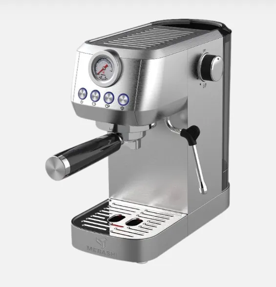 Mebashi ME-ECM2041 SS Espresso Coffee Machine LUX, 20 Bar, 1.3L, Stainless Steel