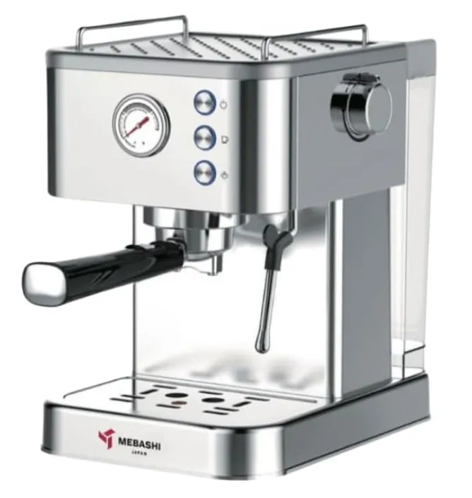 Mebashi ME-ECM2048 Espresso Coffee Machine, 20 Bar, 1.5L, Stainless Steel