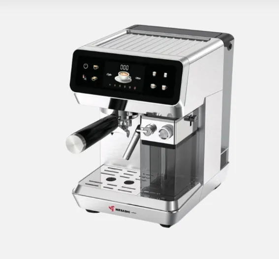 Mebashi ME-ECM2503 Espresso Coffee Machine with Touch Screen & Milk Tank, 20 Bar, 1.8L, Stainless Steel