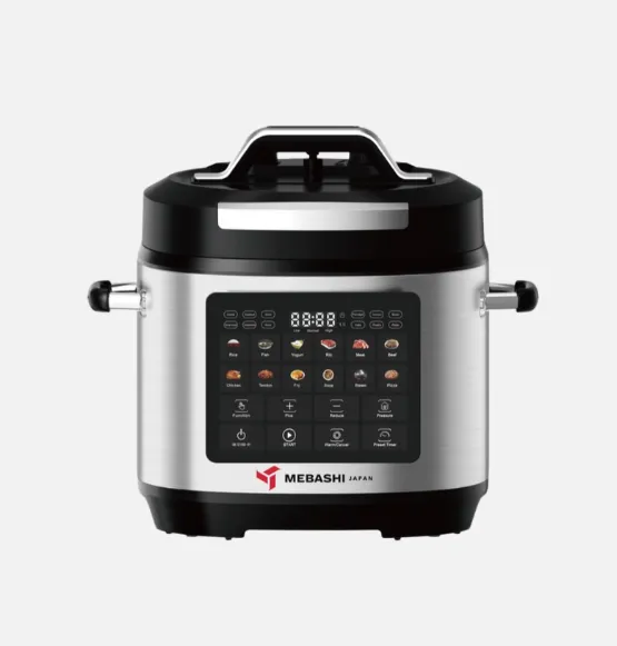 Mebashi ME-PC906 Digital Electric Pressure Cooker, 6L, 13 Smart Programs, Black