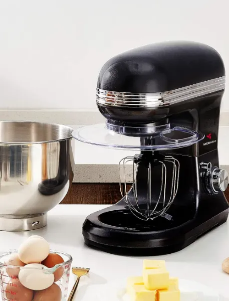 Mebashi ME-SBM1111 BLK Stand Bowl Mixer, 5L, 1200W, 8 Speeds, Black 2