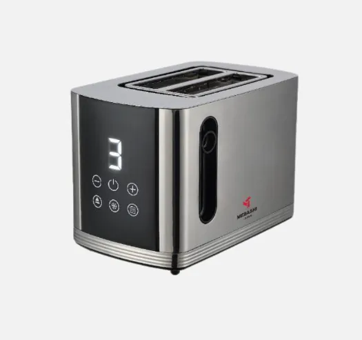 Mebashi ME-TST104 Digital Touch Screen Bread Toaster, 2-Slice, 800W, Stainless Steel