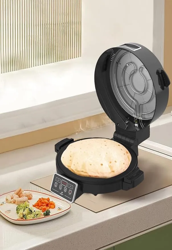 MEBASHI Multi 3-in-1 Hot Bread Maker, 40cm Diameter Cooking Plate,Full Copper, LED Display, 2400 W, Black (ME-HBM151) 3