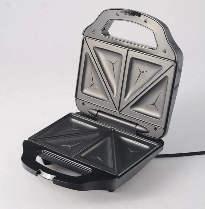 MEBASHI Sandwich Maker – 800 Watt | Cool Touch Handle | Non-Stick Plates | Makes 2 Sandwiches (ME-SW1002B)(700W)  2